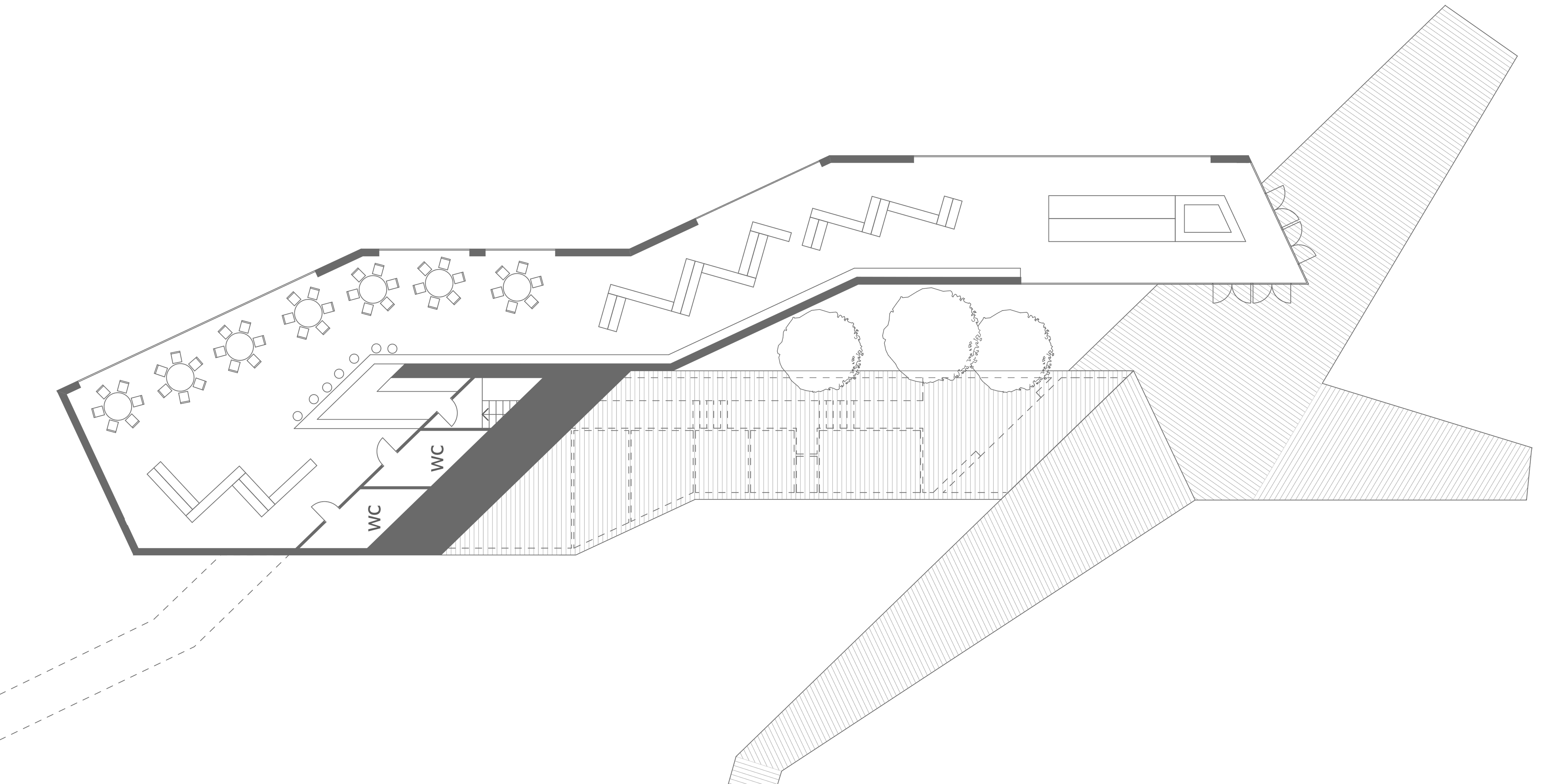 Design diagram 8 for Observatory houses, Roccascalegna, Italy.